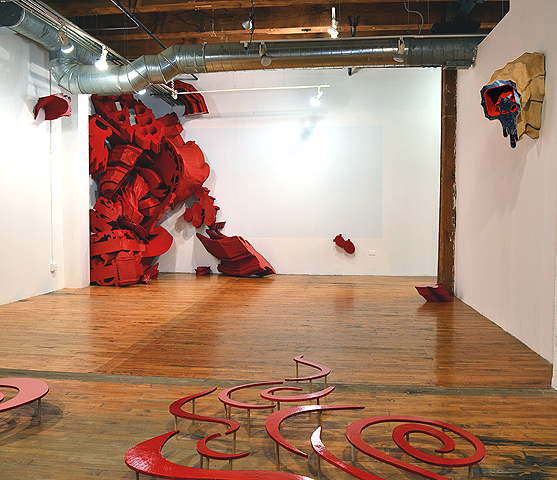 Carol Jackson, Installation view at Threewalls, Chicago, Illinois, USA, 2014