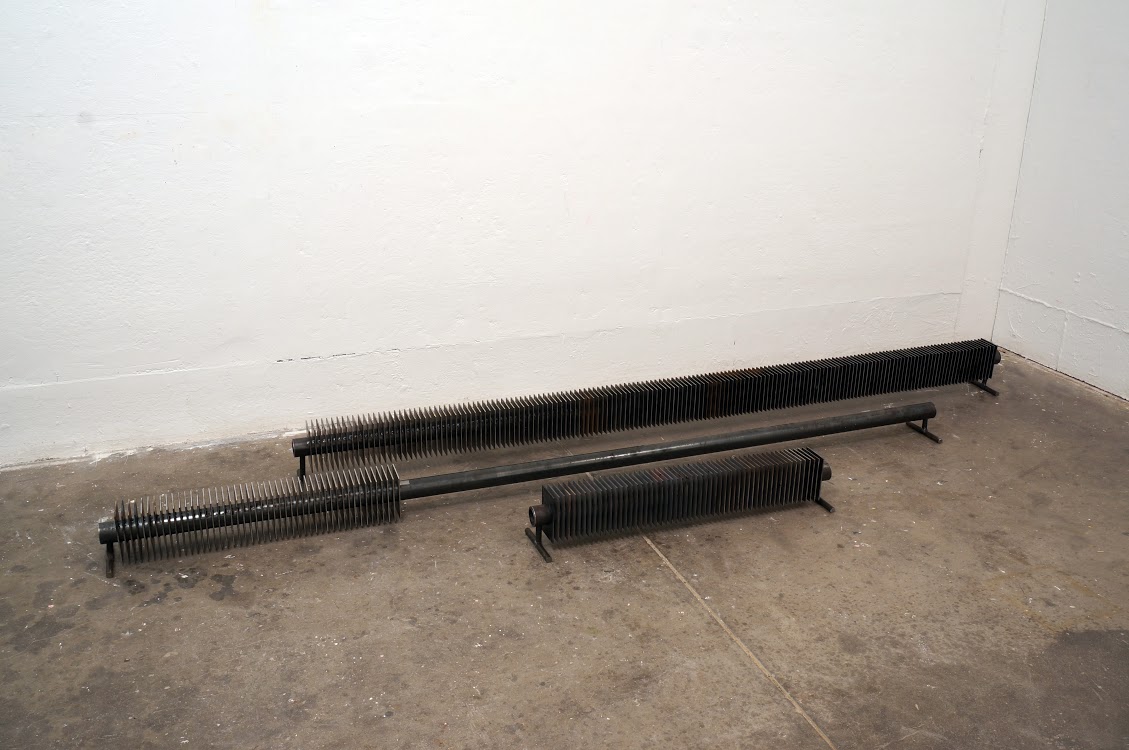 Ryan Wolfe, Radiator, Steel, Approx. 12'x3'x6", 2014