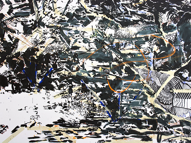 Olea Nova, Daily Morning, oil on canvas, 72x96 inches, 2013