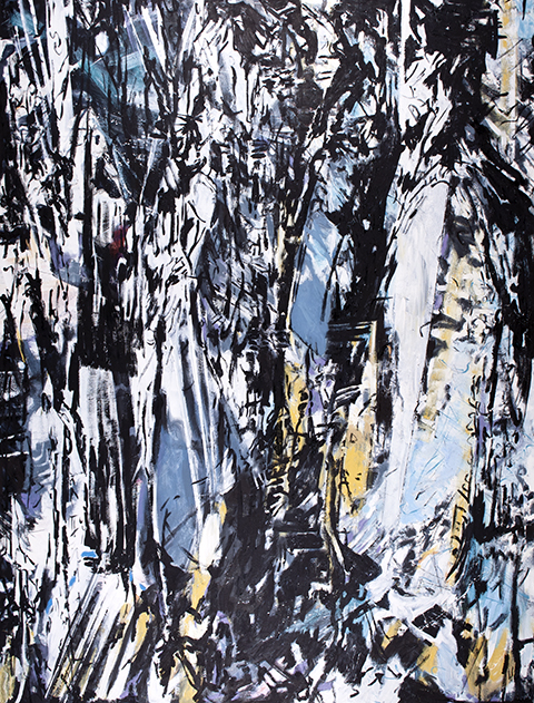 Olea Nova, Towards Understanding, oil on canvas, 84x64 inches, 2014