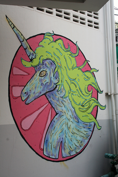 Jesse Bercowetz, Drug Crazed Unicorn, 2014