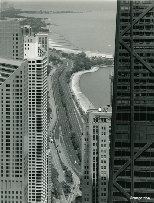 Ron Gordon, Lake Shore Drive with Hancock, 2000