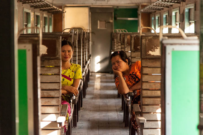 Scott Dietrich, Riding "Ordinary Class", Yangon, Myanmar, 2014