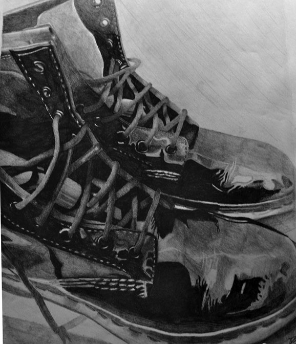 Tyler Benavides, Plainfield South H.S., pencil on paper