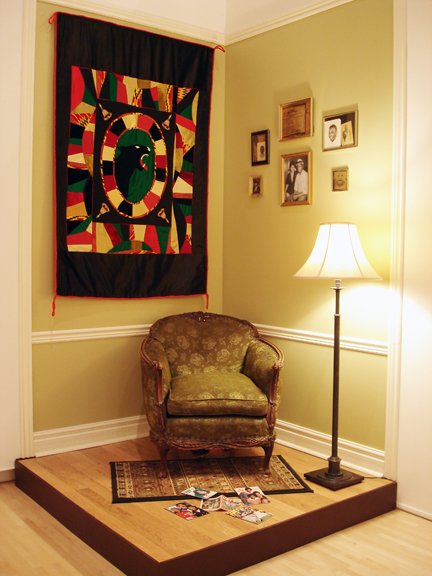 Ian Weaver, A TYPICAL BLACK BOTTOM HOME, 2008 Mixed-media installation Overall dimensions: 120” x 60” x 60” 