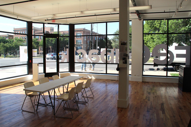 Public Dialogue: Creative Strategies for Redevelopment, Artists as Catalysts for Neighborhood Regeneration,installation view, Arts Incubator, July 2013