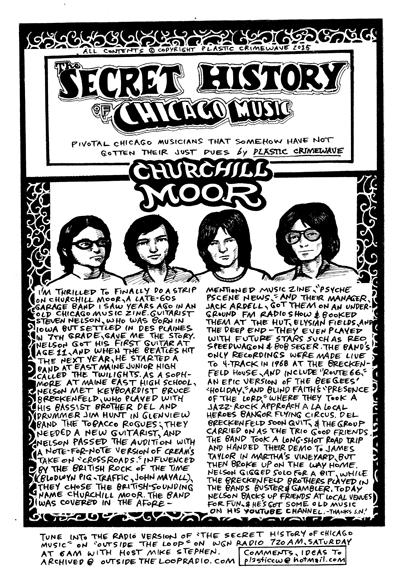 Plastic Crimewave, Churchill Moor from The Secret History of Chicago Music, 2015
