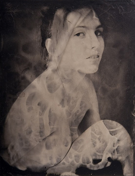 Jerry Cargill, Ashley 7, Chicago, Tintype, 2010 