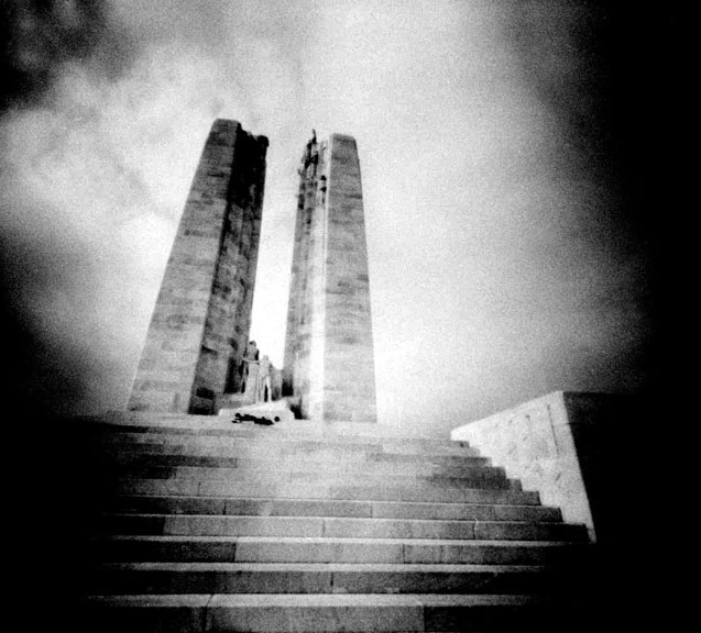 Joe Baltz, Joliet Central High School, "Vimy Ridge", Pinhole Photograph, 2015