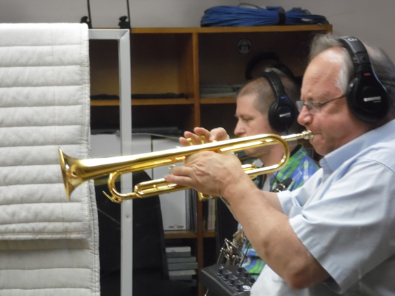 Bob Kase in studio, 2015