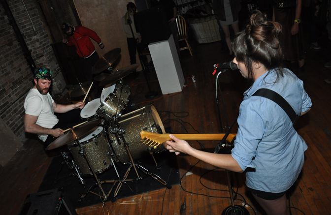 Mayor Daley (Paul Erschen and Kelly Marie Carr) @ The Archer Ballroom, Chicago, IL, 2015 (photo - Chester Alamo-Costello)