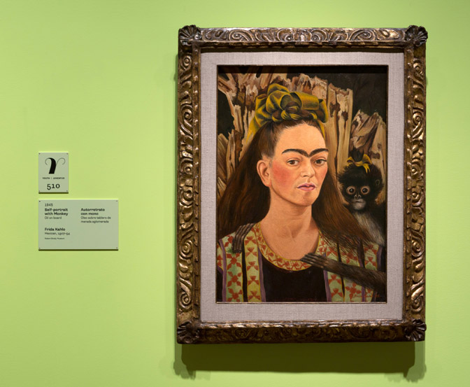 Exhibition View of Diego Rivera and Frida Kahlo in Detroit, Courtesy of the Detroit Institute of Art