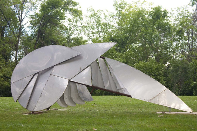 Andrei Rabodzeenko, Wing, 2006, Skokie Northshore Sculpture Park