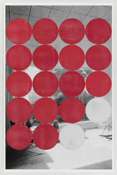 Dan Devening, The London House, 2015, 60 × 40 inches, archival pigment print; acrylic on plexiglas
