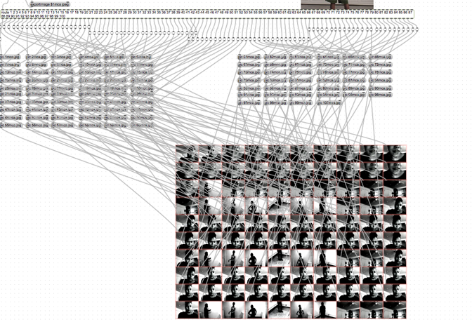 Lee Blalock, Screengrab Testing a program to be used in an interactive  performance