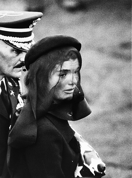 Elliott Erwitt, Jackie Kennedy at Funeral, 1963, portfolio 1980