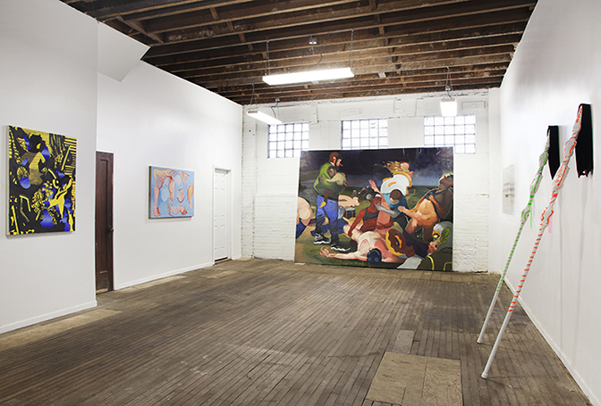 "Silent Funny" installation view, February 2015 photo credit: Jackie Furtado, 