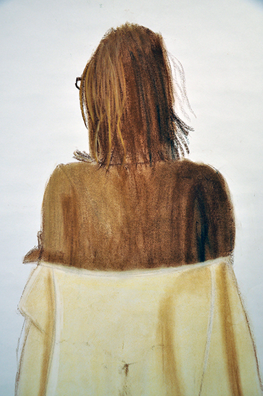 Daniela Acamovic, Untitled (Model Study), 2016 pastel on paper
