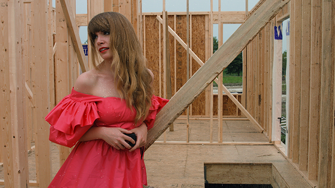 JaNae Contag, Symphony of Banality Music Video, Saint Charles, MO, 2015 (video still)