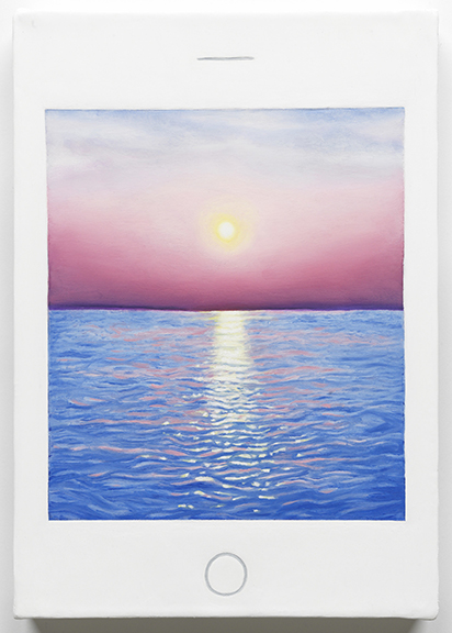 Ryan Richey, Sigh, oil on canvas, 14" x 10", 2015 