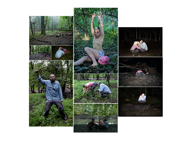 Alison Ruttan, Sequence ”Deans Death” from the Series “The Four Year War at Gombe”, 2014, multiple sized photographs