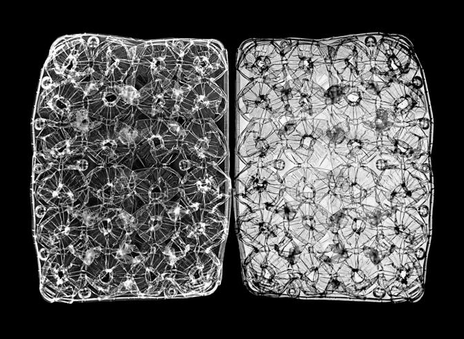 Mitch Eckert, Eggs, 44x56 inches, dye sublimation on white aluminum, 2015