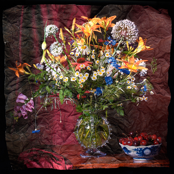 Mitch Eckert, Still Life with June Bouquet no.2, 30x30 inches, archival pigment print, 2008-2016