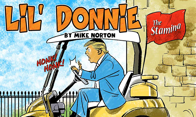 Mike Norton, Lil’ Donnie, Webcomic, 2017