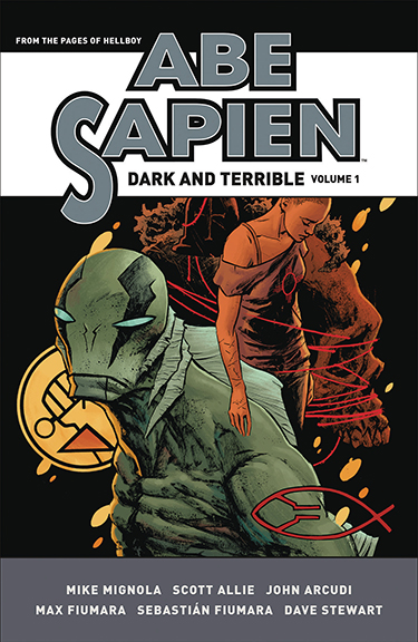 Mike Mignola, Scott Allie, and John Arcudi (writers) , Dave Stewart, Max Fiumara and Sebastian Fiumara (artists), Abe Sapien: Dark and Terrible Volume 1, Dark Horse Books, 2017 (originally published 2013 through 2016)