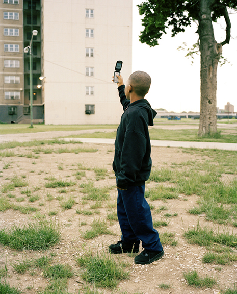 Jason Reblando, Isaiah and his cameraphone, Stateway Gardens, Chicago, 2006.