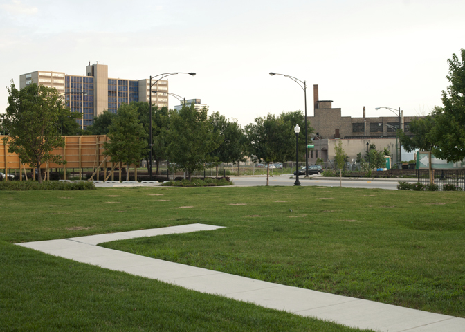 Jason Reblando, New walkway at former site of Cabrini-Green, Chicago, 2010.