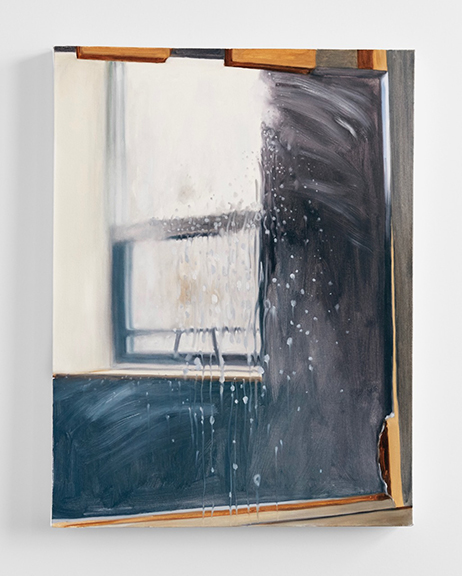 Gwendolyn Zabicki, Clean A Mirror with Vinegar, oil on canvas, 2017