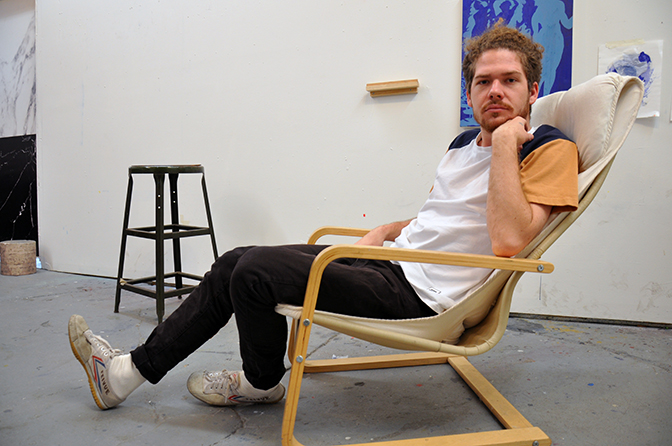 Dan Rizzo-Orr, artist, Chicago, 2015 by Chester Alamo-Costello