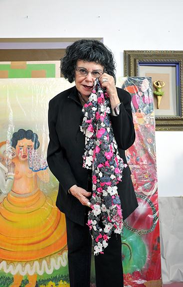 Phyllis Bramson, painter, Chicago, IL, 2015 by Chester Alamo-Costello