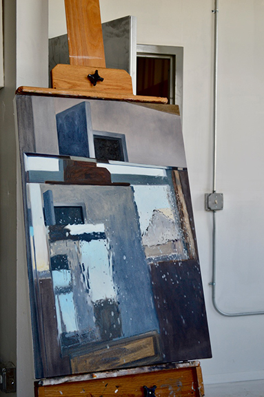 Gwendolyn Zabicki, The Door Is Open, oil on canvas, 2018