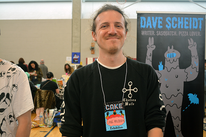 Lane Milburn, CAKE - Chicago Alternative Comix Expo, Chicago, IL, 2018 by Chester Alamo-Costello