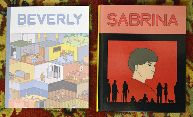 Nick Drnaso, "Beverly", 2016, and "Sabrina", 2018, published by Drawn & Quarterly