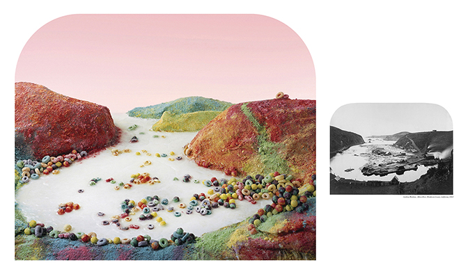 Barbara Ciurej & Lindsay Lochman,Fruit Loops Landscape with Watkins reference, 2014, Archival pigment print, Milwaukee