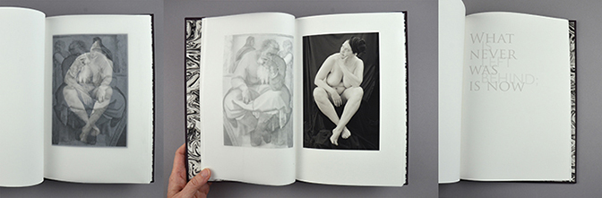 Barbara Ciurej & Lindsay Lochman, artists’ book, 2017, digital piezography prints and vellum, Chicago and Milwaukee