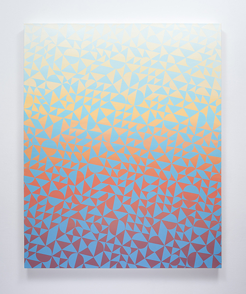 Cole Pierce, 130, acrylic on canvas, 60"x48", 2016