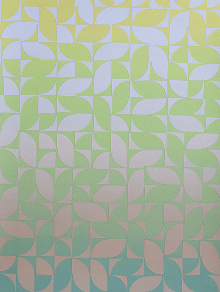 Cole Pierce, 191, Gouache on paper, 16"x12", 2018