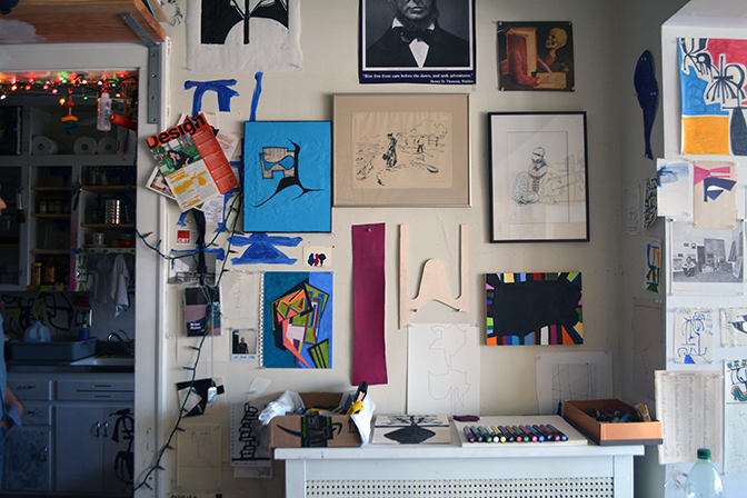 Brian Russo's Hyde Park home and studio, Chicago, 2019