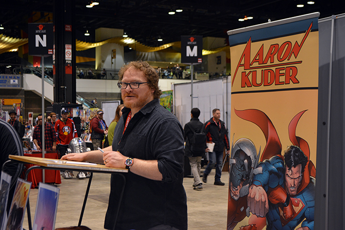 Aaron Kuder, C2E2, McCormick Place, Chicago, Illinois, 2019, by Chester Alamo-Costello