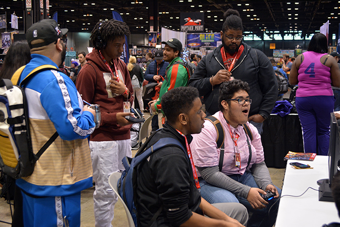 Gaming Central, C2E2, McCormick Place, Chicago, Illinois, 2019