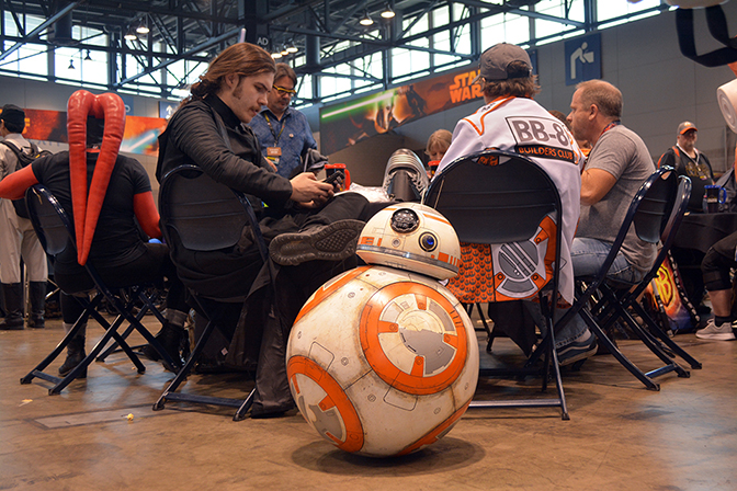 BB8, Star Wars Celebration, Chicago, Illinois, USA, 2019, by Chester Alamo-Costello