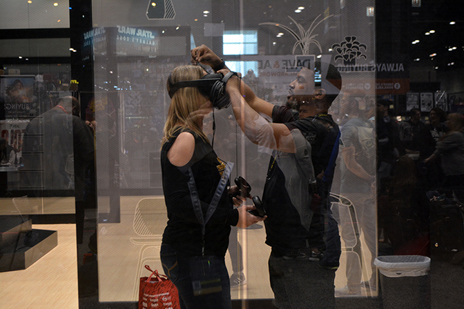 Vader Immortal: Virtual Reality (VR), Star Wars Celebration, Chicago, Illinois, USA, 2019, by Chester Alamo-Costello