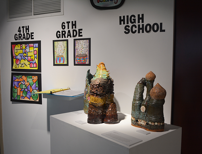 Jordan Tititilli, K-12 class plans and ceramic sculpture, 2019