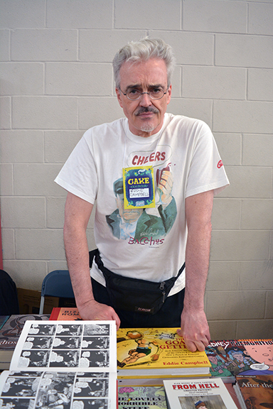 Eddie Campbell, CAKE: Chicago Alternative Comics Expo, 2019 by Chester Alamo-Costello