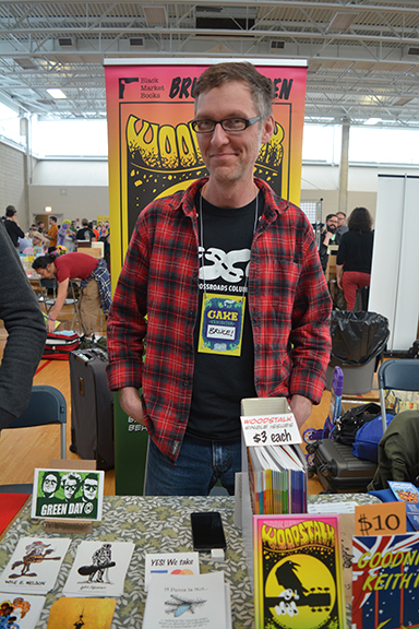 Bruce Worden, CAKE: Chicago Alternative Comics Expo, 2019 by Chester Alamo-Costello