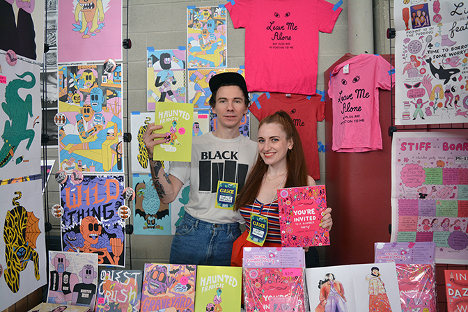 John F. Malta and Siobhán Gallagher, C.A.K.E.: Chicago Alternative Comics Expo, 2019